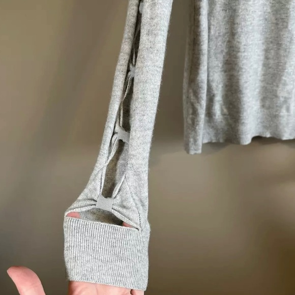 Ted Baker Danikaa Cut Out Bow Sleeve Knit Sweater - Size 3 - Picture 6 of 9